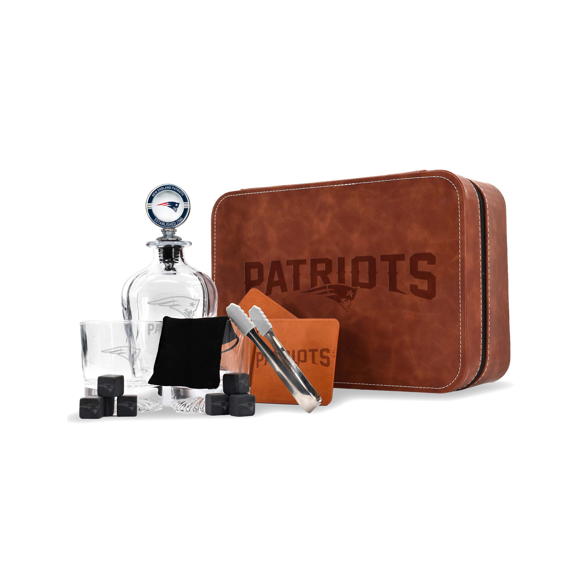 The Memory Company New England Patriots Decanter Set