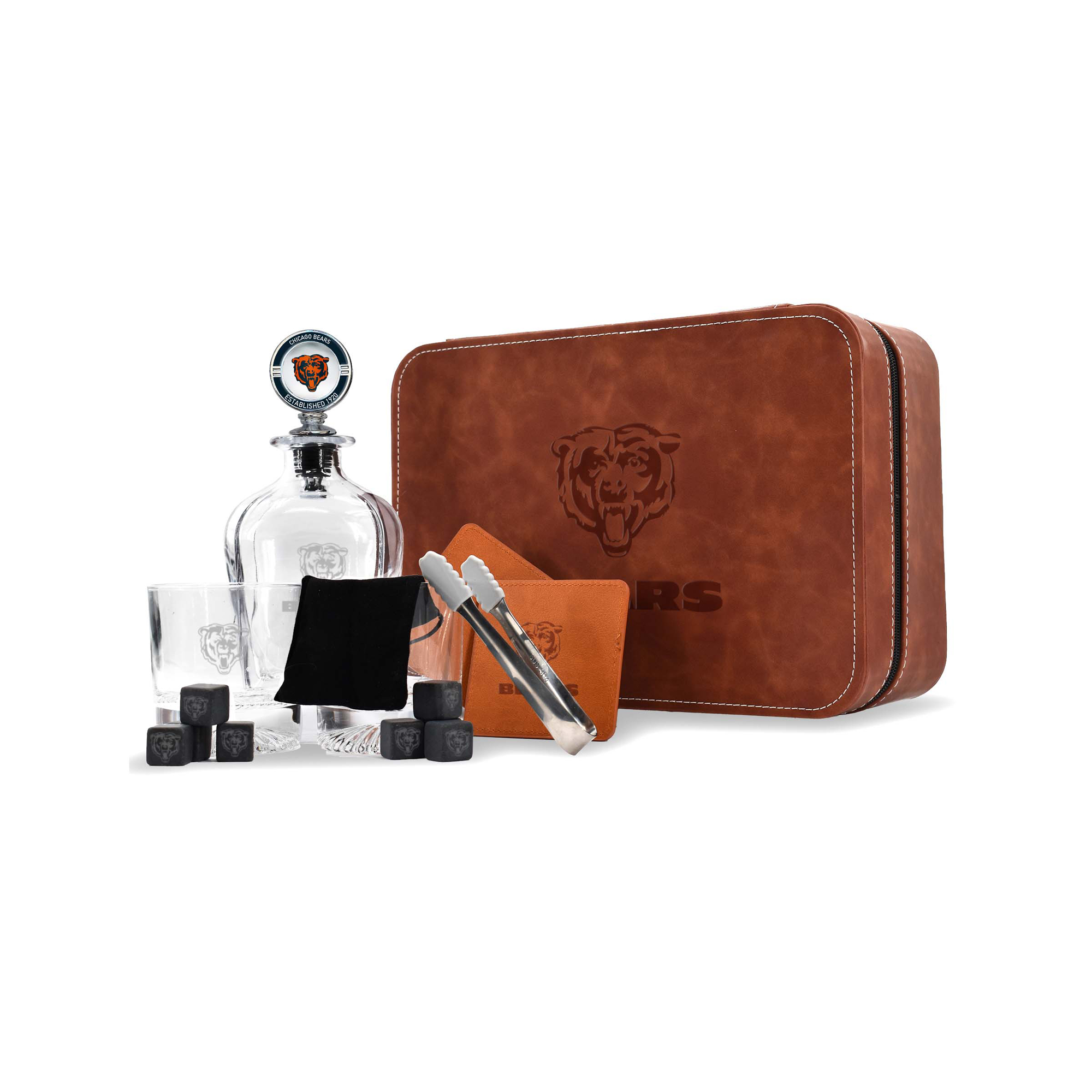 The Memory Company Chicago Bears Decanter Set