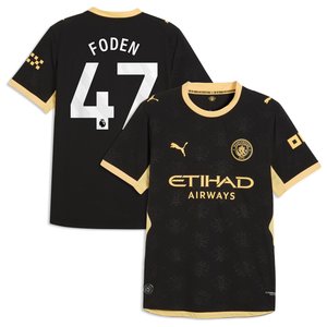 Maillot Extérieur Authentic Manchester City PUMA 26/27 avec flocage Foden 47, vue 2