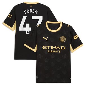 Maillot Extérieur Manchester City PUMA 26/27 avec flocage Foden 47, vue 2