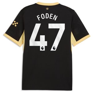 Maillot Extérieur Manchester City PUMA 26/27 avec flocage Foden 47, vue 4