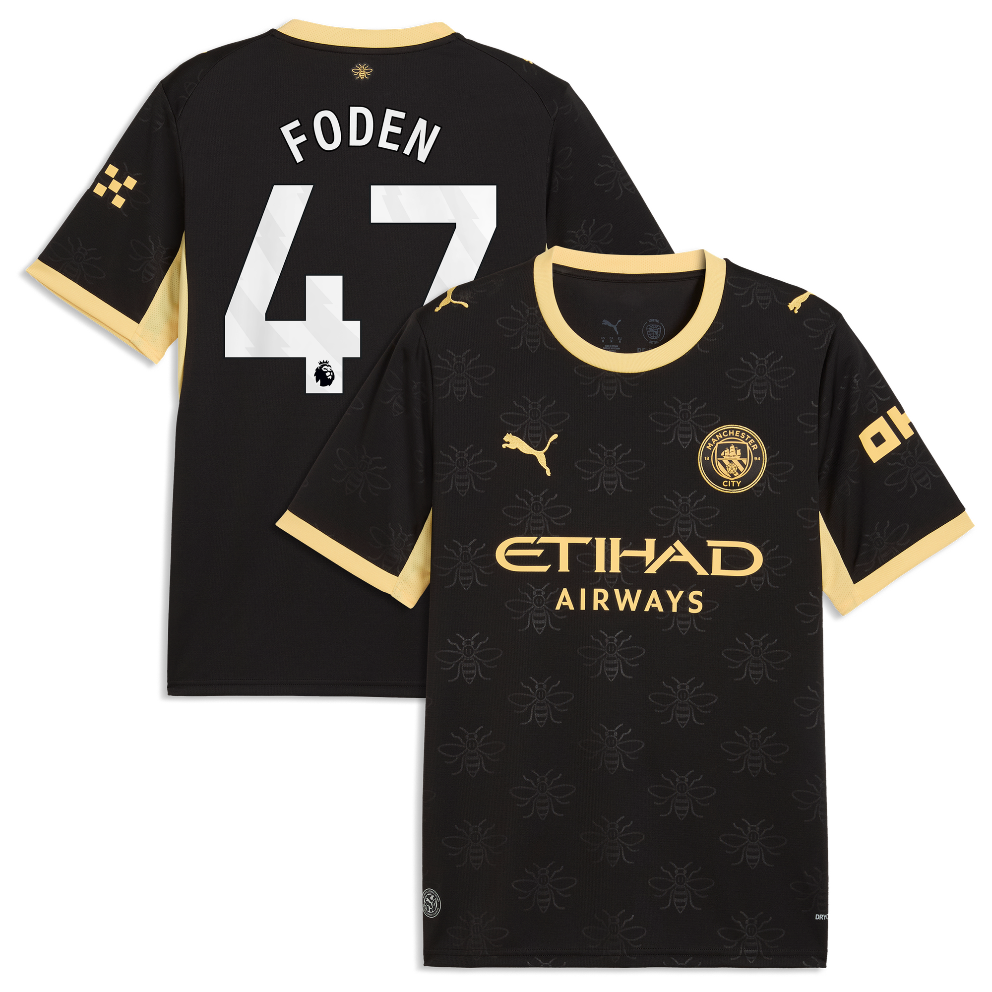 Maillot Extérieur Manchester City PUMA 26/27 avec flocage Foden 47