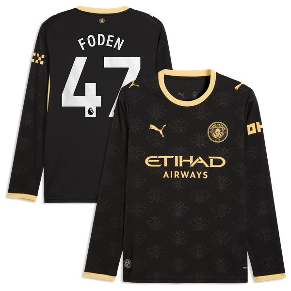 Maillot Extérieur Manchester City PUMA 26/27 - Manches longues avec flocage Foden 47