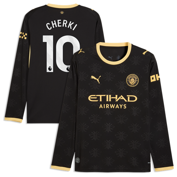 Maillot Extérieur Manchester City PUMA 26/27 - Manches longues avec flocage Cherki 10