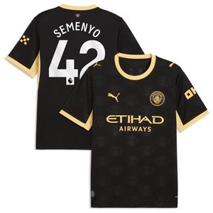 Maillot Extérieur Manchester City PUMA 26/27 avec flocage Semenyo 42, vue 2