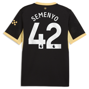 Maillot Extérieur Manchester City PUMA 26/27 avec flocage Semenyo 42, vue 4