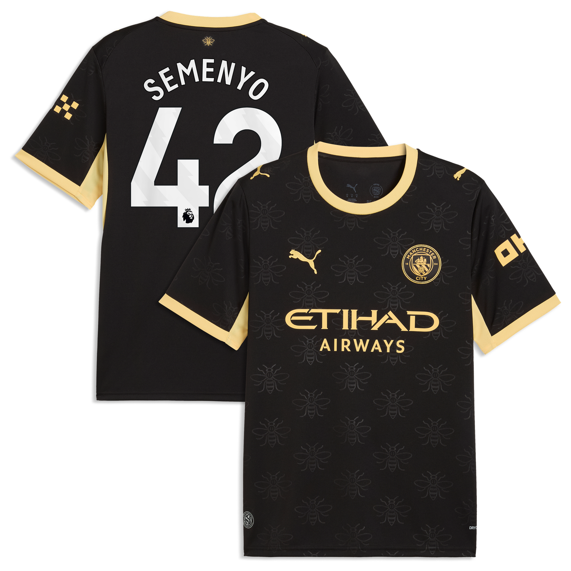 Maillot Extérieur Manchester City PUMA 26/27 avec flocage Semenyo 42