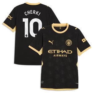 Maillot Extérieur Authentic Manchester City PUMA 26/27 avec flocage Cherki 10, vue 2