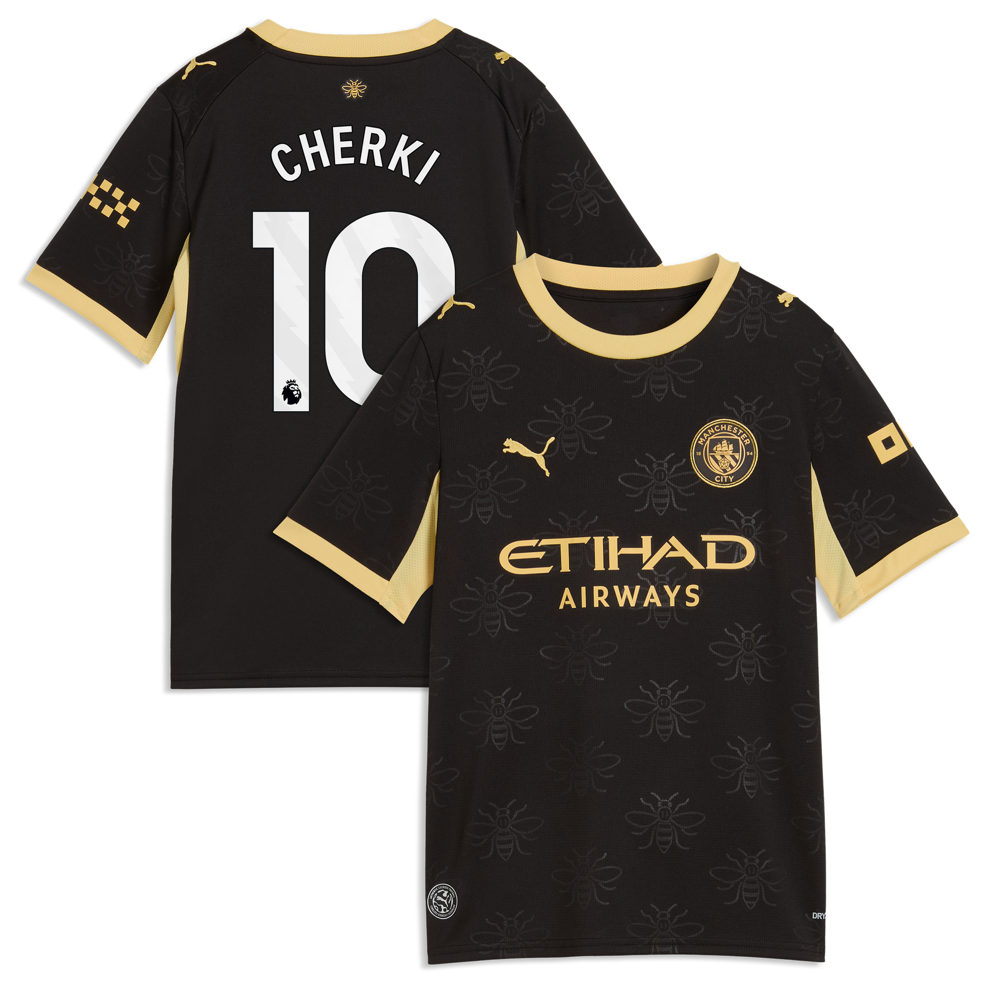 Maillot Extérieur Manchester City PUMA 26/27 - Enfant avec flocage Cherki 10