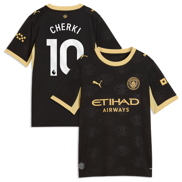 Maillot Extérieur Manchester City PUMA 26/27 - Enfant avec flocage Cherki 10