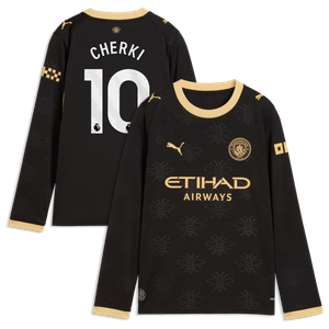 Maillot Extérieur Manchester City PUMA 26/27 - Manches longues - Enfant avec flocage Cherki 10, vue 1