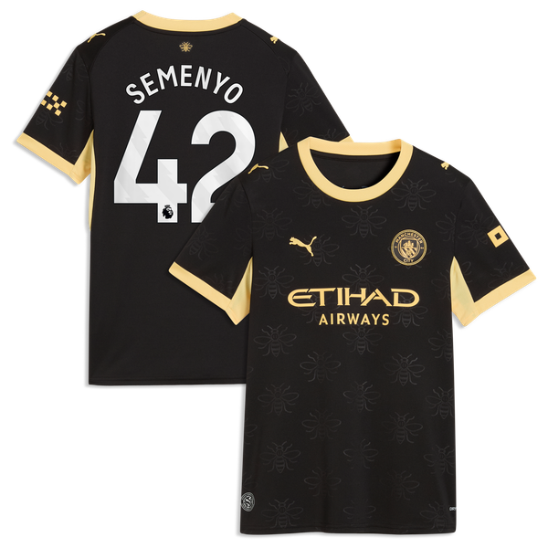 Maillot Extérieur Manchester City PUMA 26/27 - Femme avec flocage Semenyo 42
