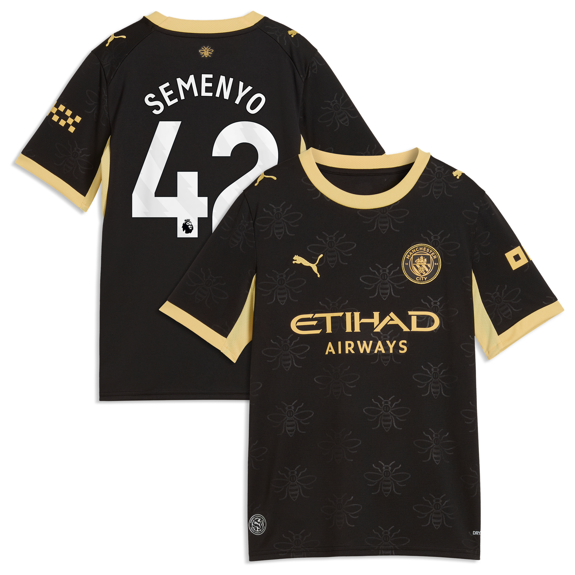 Maillot Extérieur Manchester City PUMA 26/27 - Enfant avec flocage Semenyo 42