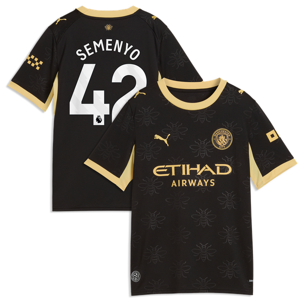 Maillot Extérieur Manchester City PUMA 26/27 - Enfant avec flocage Semenyo 42