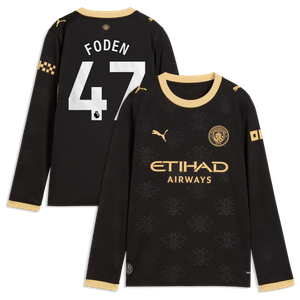 Maillot Extérieur Manchester City PUMA 26/27 - Manches longues - Enfant avec flocage Foden 47, vue 1