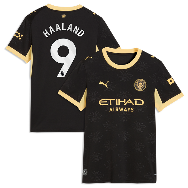 Maillot Extérieur Manchester City PUMA 26/27 - Femme avec flocage Haaland 9