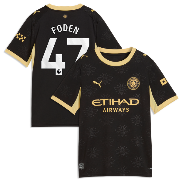 Maillot Extérieur Manchester City PUMA 26/27 - Enfant avec flocage Foden 47