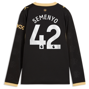 Maillot Extérieur Manchester City PUMA 26/27 - Manches longues - Enfant avec flocage Semenyo 42, vue 4