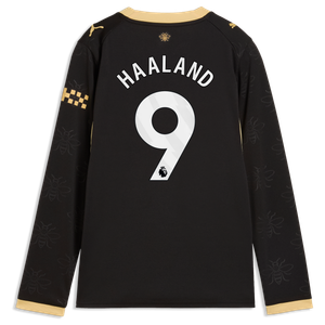 Maillot Extérieur Manchester City PUMA 26/27 - Manches longues - Enfant avec flocage Haaland 9, vue 4