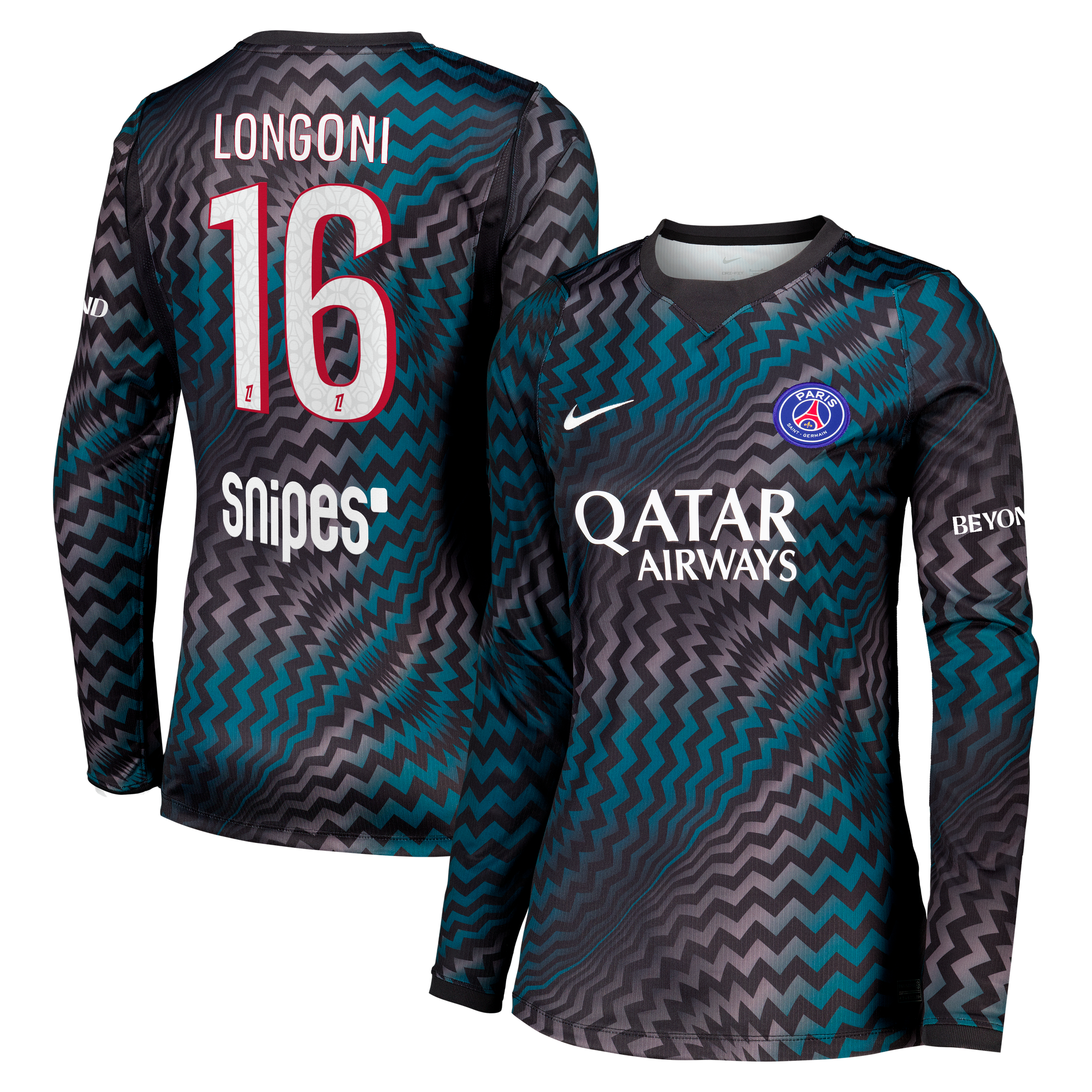 Maillot Gardien Domicile Stadium PSG Nike 26/27 - Manches longues - Femme avec flocage Longoni 16