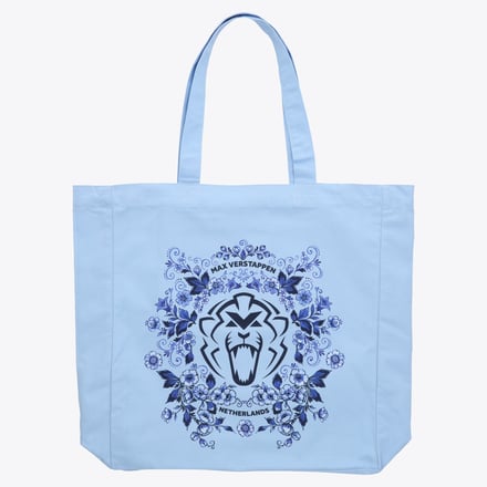 Unleash the Lion Delft Blue Tote Bag