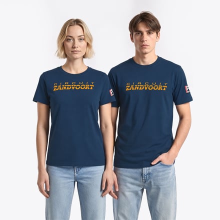 Max Verstappen x Circuit Zandvoort Final Lap T-Shirt - Blue – Unisex