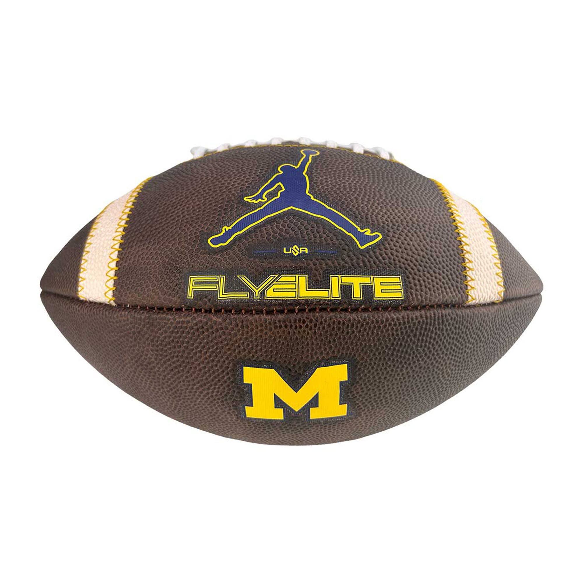 Jordan Brand Michigan Wolverines Fly Elite Game Football