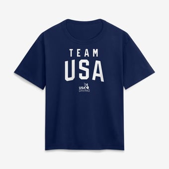 Women's Navy Team USA Summer Games Diving T-Shirt