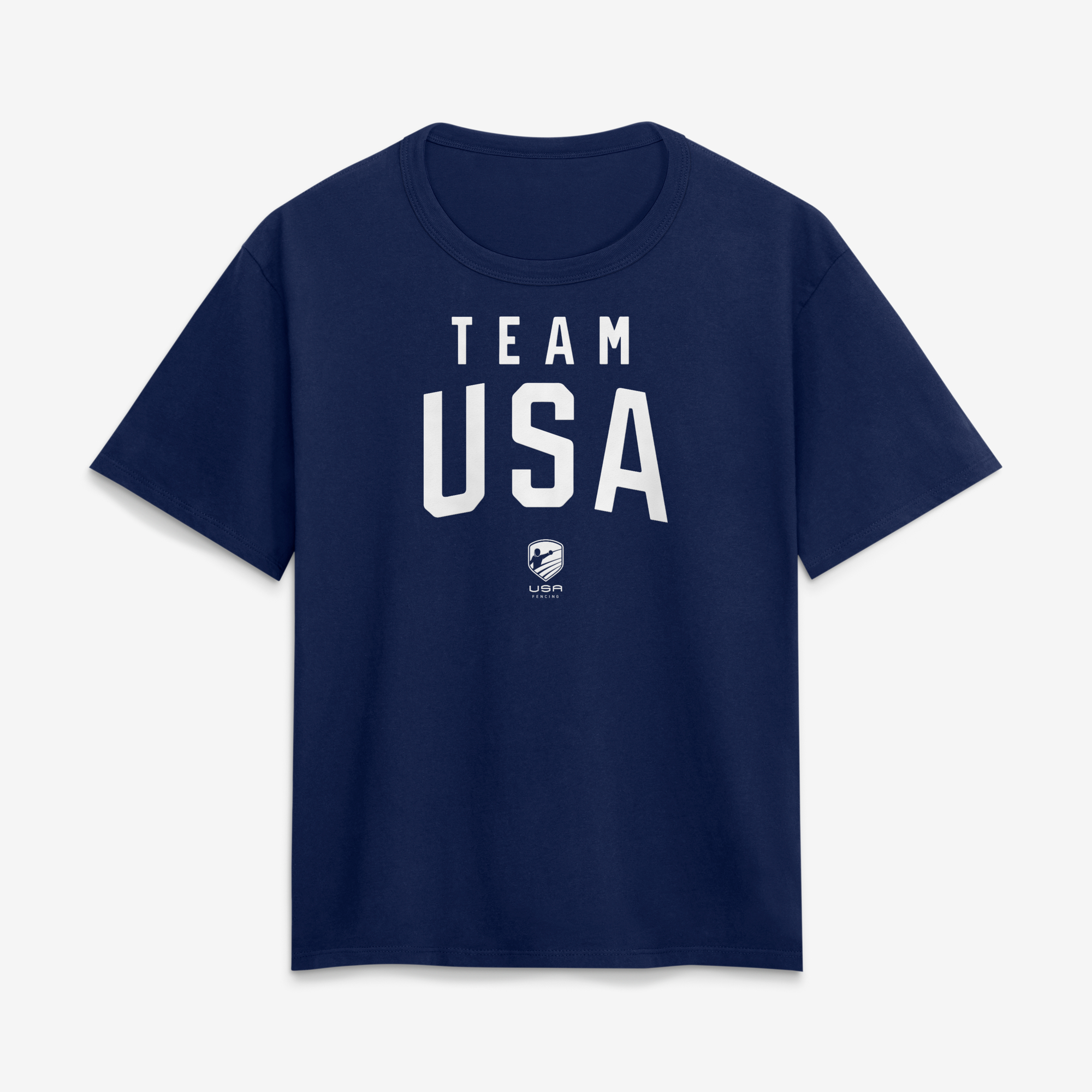Women's Navy Team USA Summer Games Fencing T-Shirt