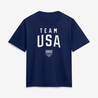 Women's Navy Team USA Summer Games Softball T-Shirt