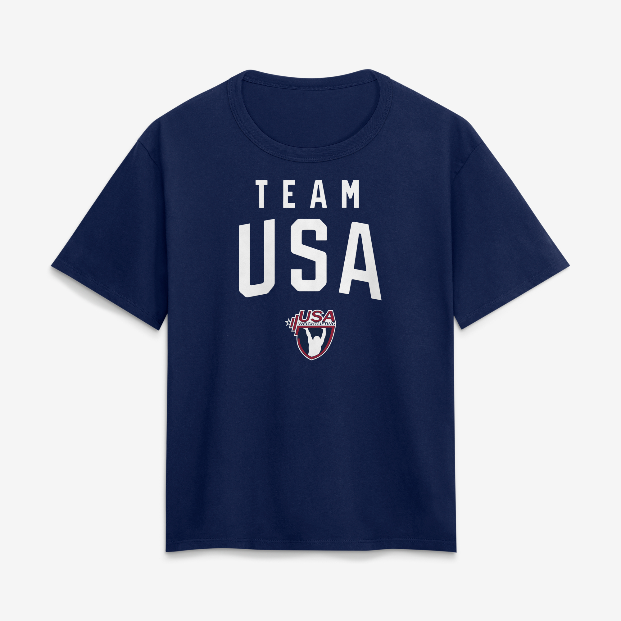 Women's Navy Team USA Summer Games Weightlifting T-Shirt