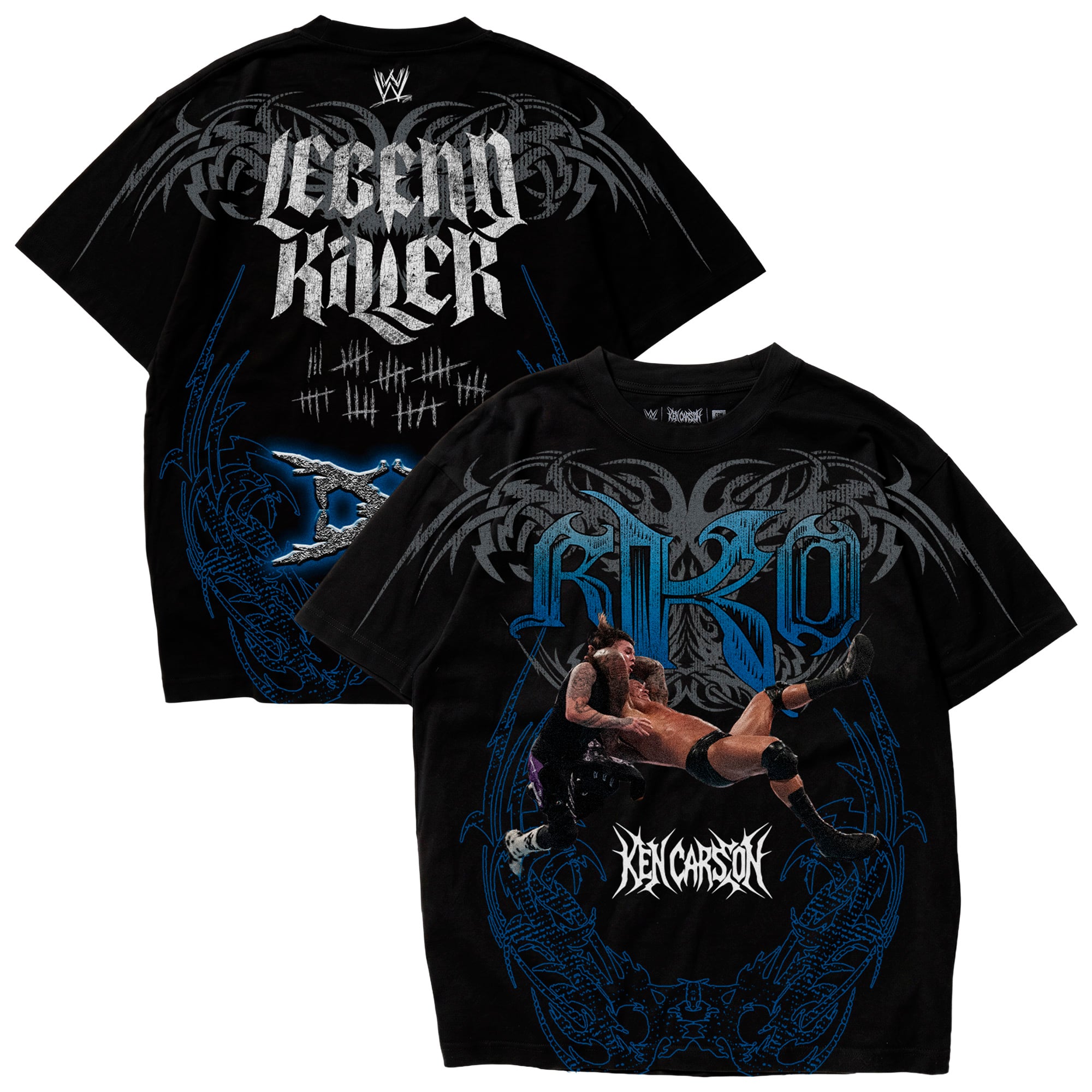 Unisex Complex x WWE x Ken Carson Black Randy Orton RKO T-Shirt