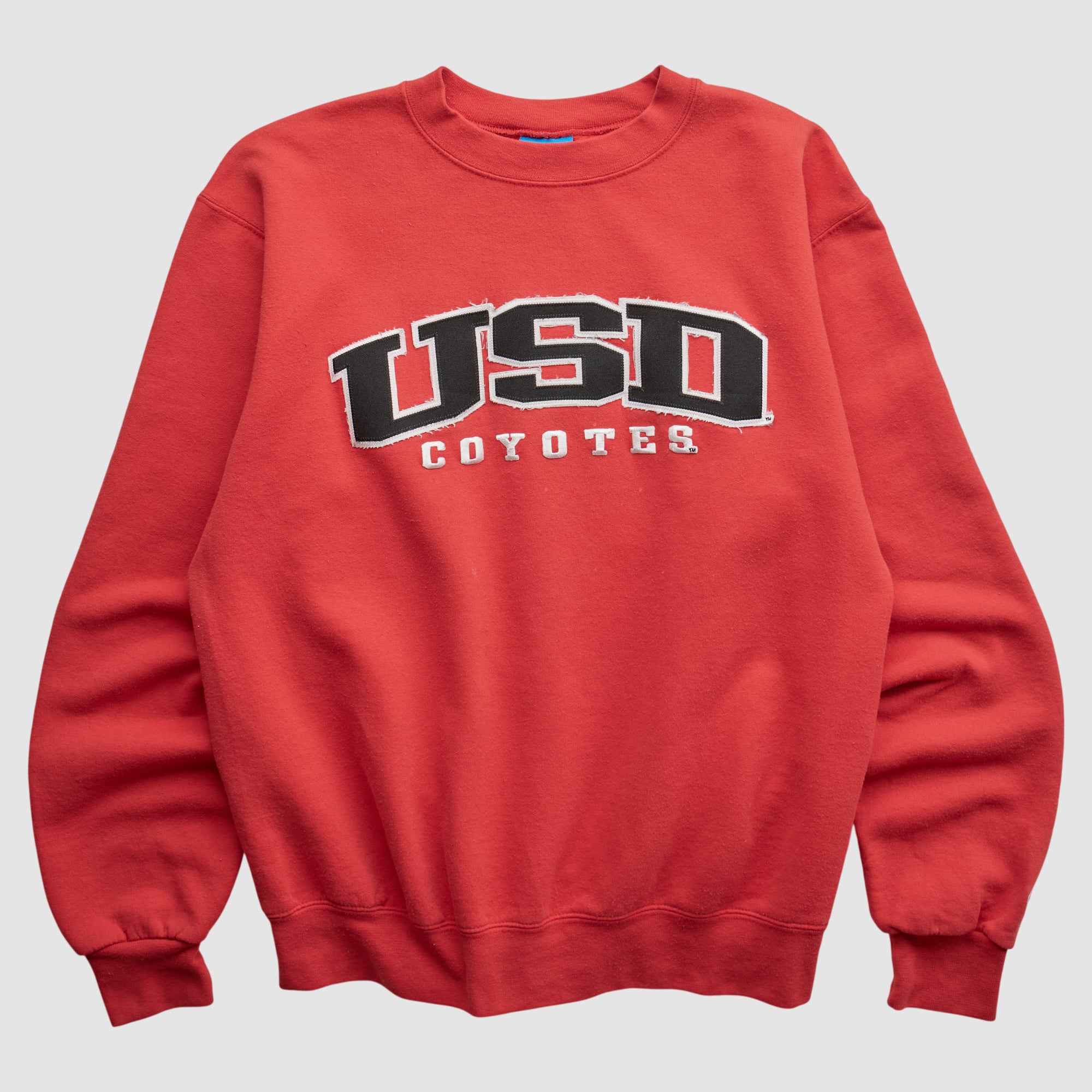 South Dakota Coyotes Champion 2010s Pullover Sweatshirt - Red - XS by Fanatics Real Vintage