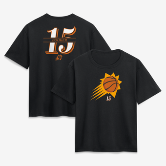 Women's Devin Booker Black Phoenix Suns In the Paint T-Shirt