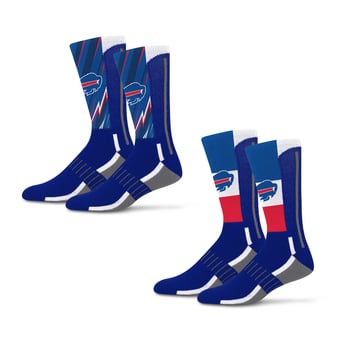 Unisex Starter Buffalo Bills Big Energy Neo Two-Pack Crew Socks Set