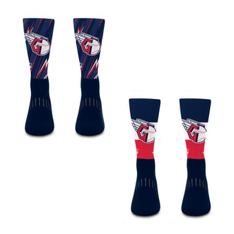 Unisex Starter Cleveland Guardians Big Energy Neo Two-Pack Crew Socks Set