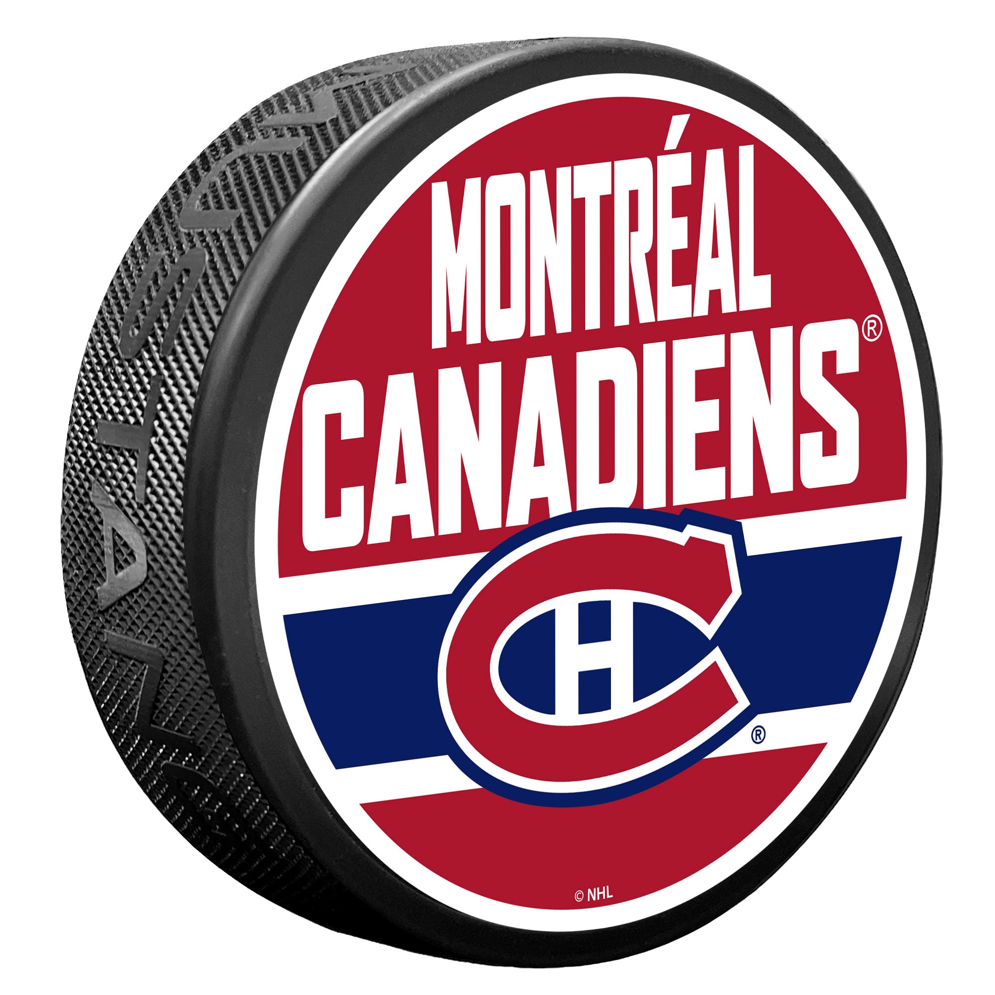 Montreal Canadiens Shout Hockey Puck