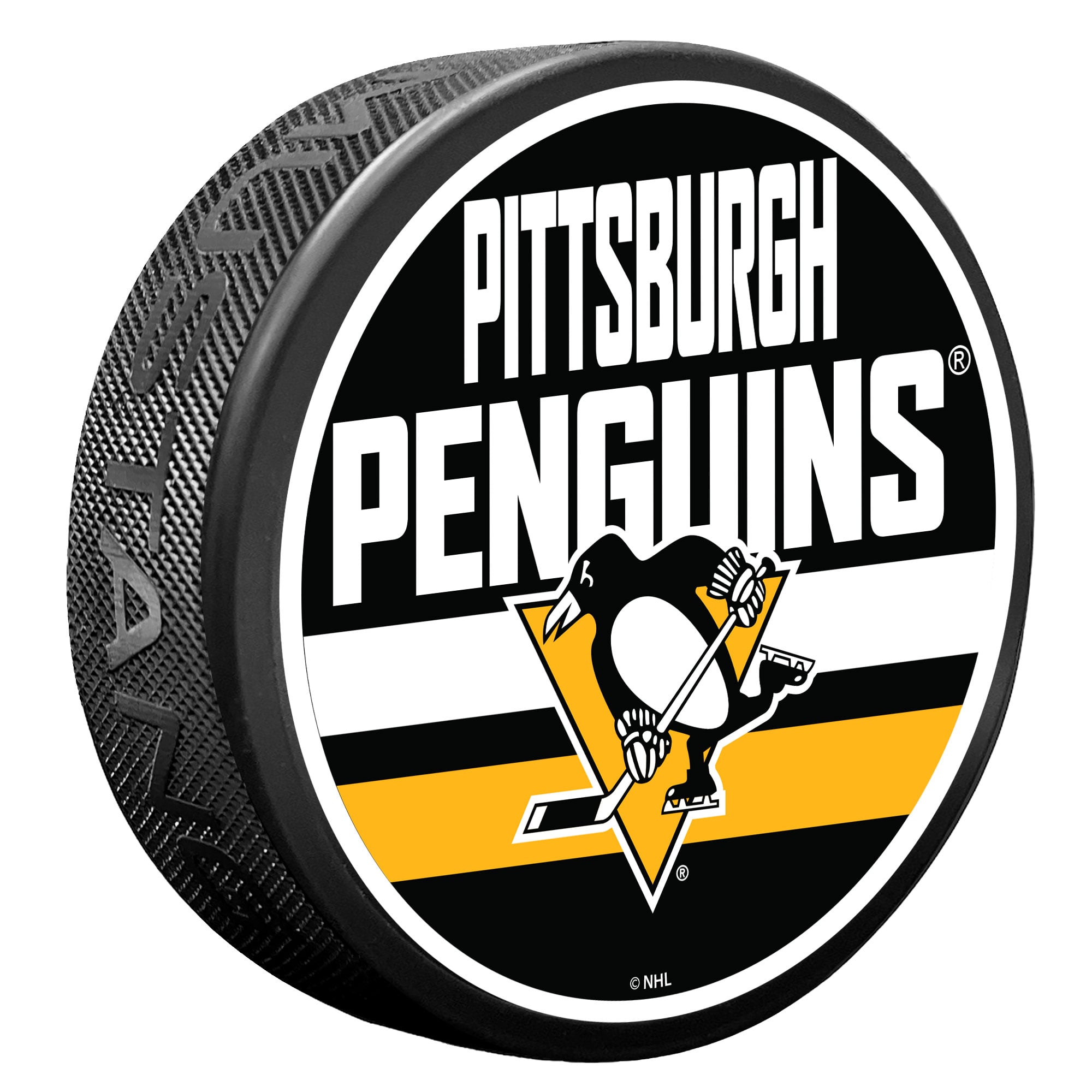 Pittsburgh Penguins Shout Hockey Puck