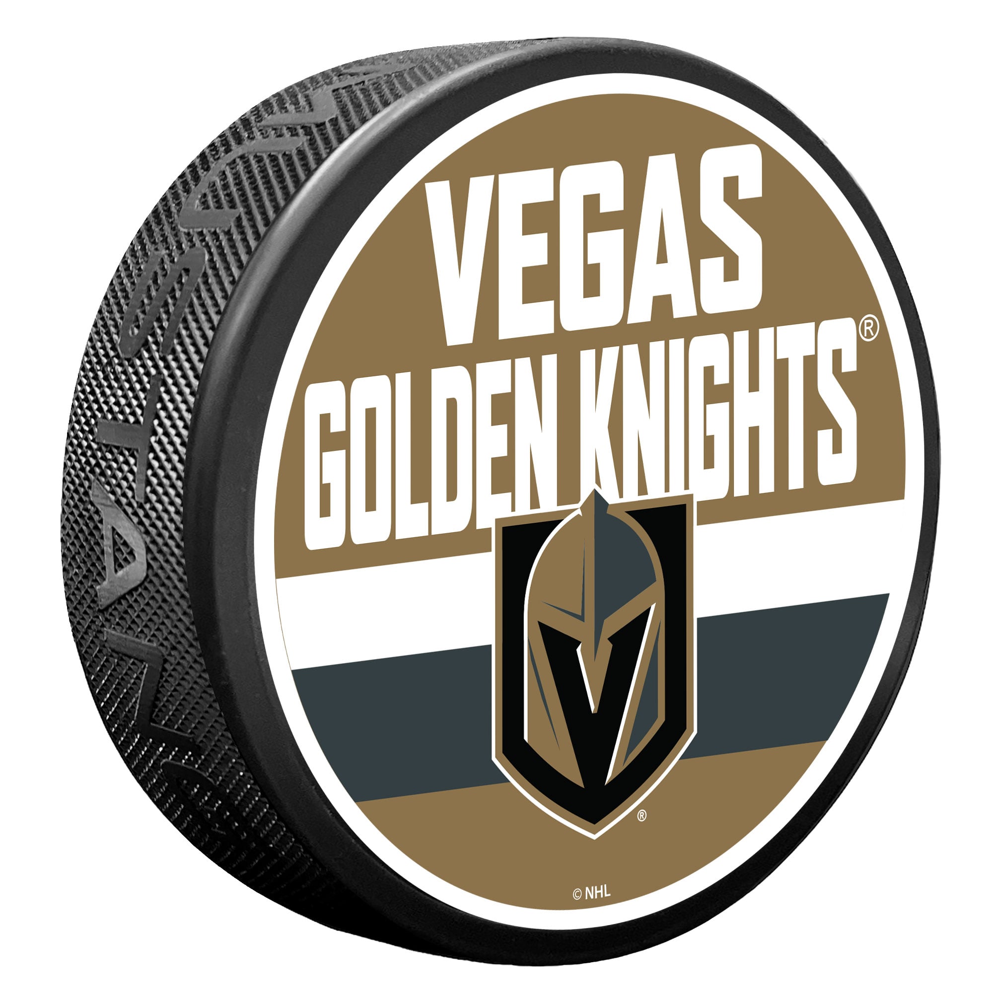 Vegas Golden Knights Shout Hockey Puck