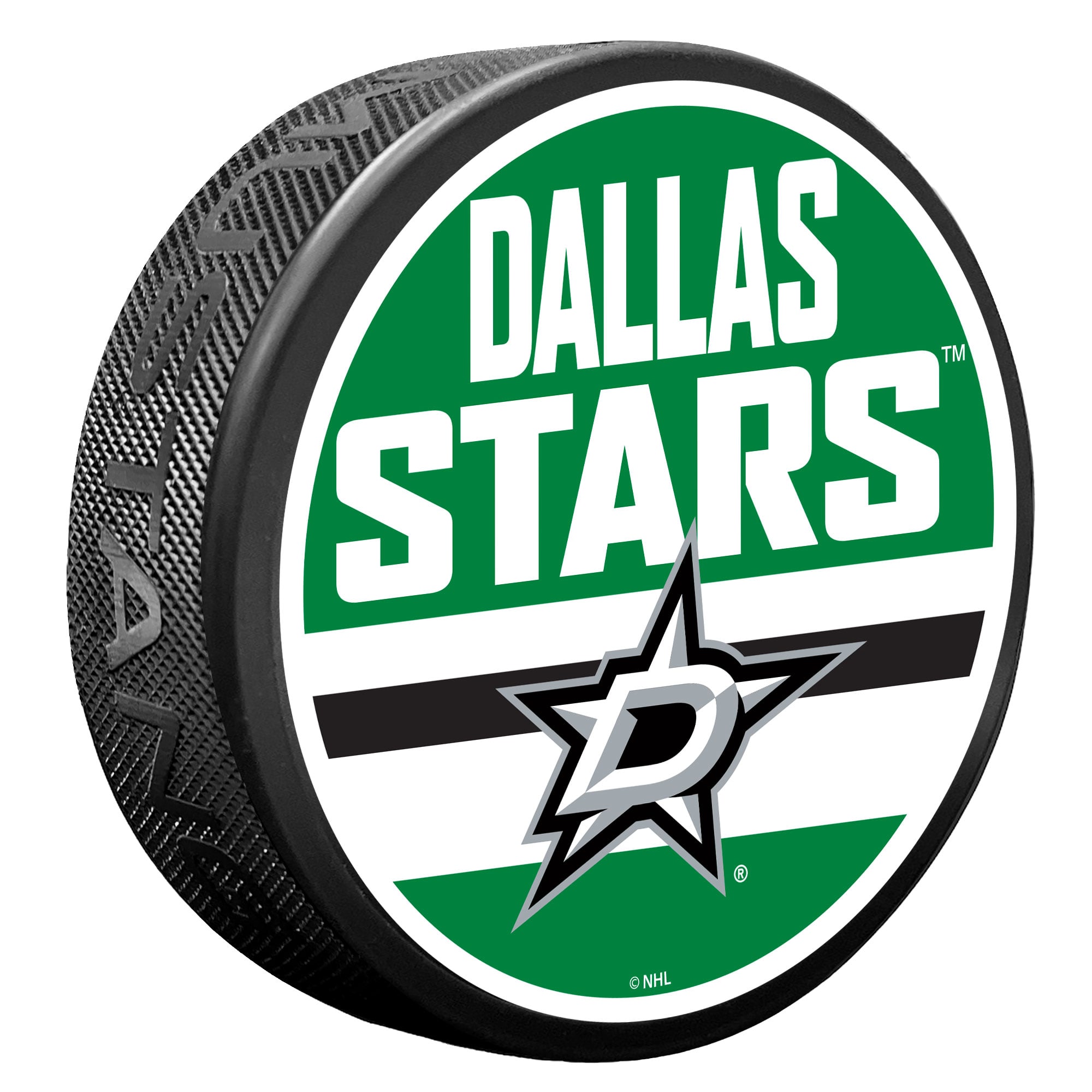 Dallas Stars Shout Hockey Puck