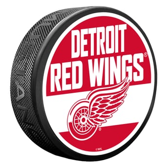 Detroit Red Wings Shout Hockey Puck