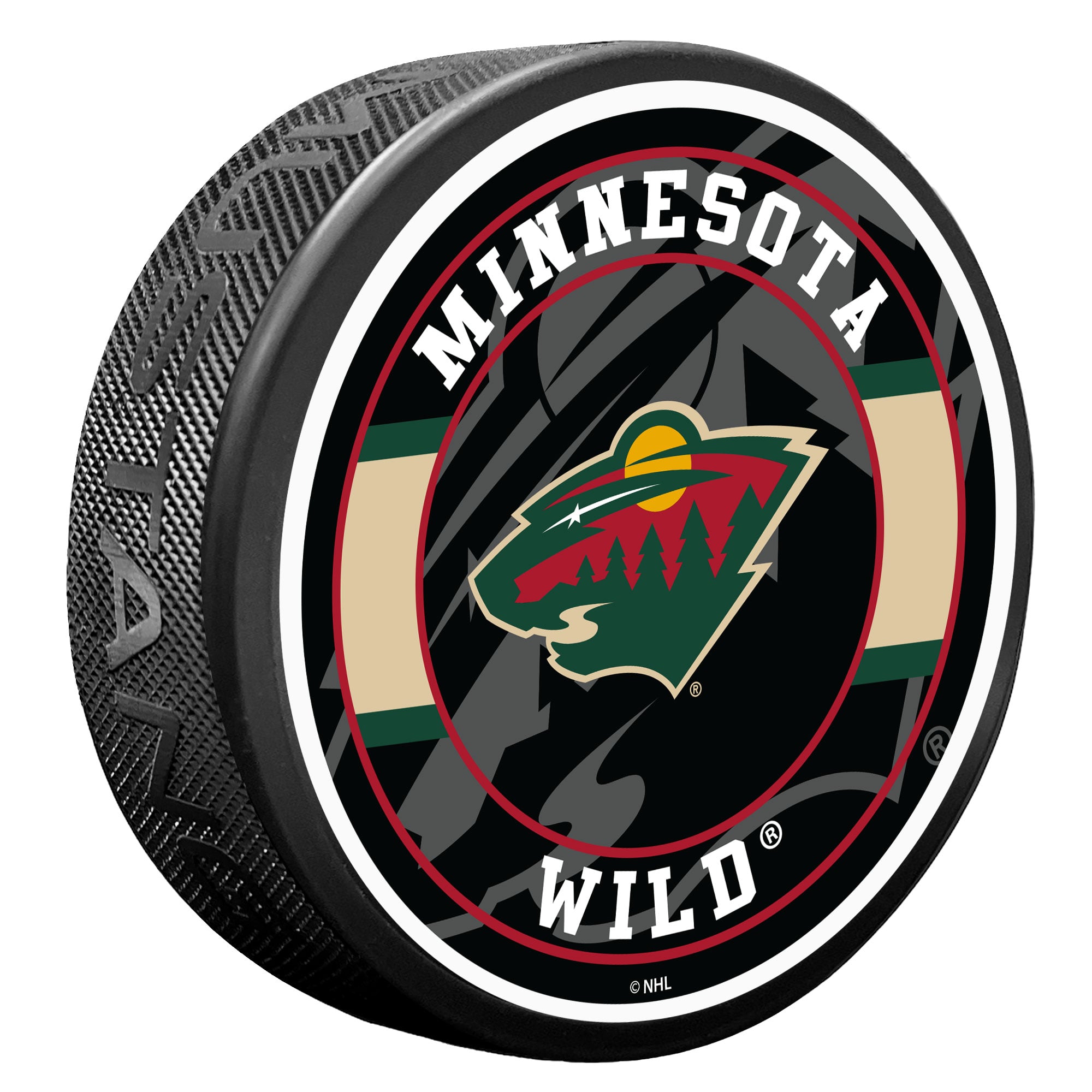 Minnesota Wild Spotlight Hockey Puck