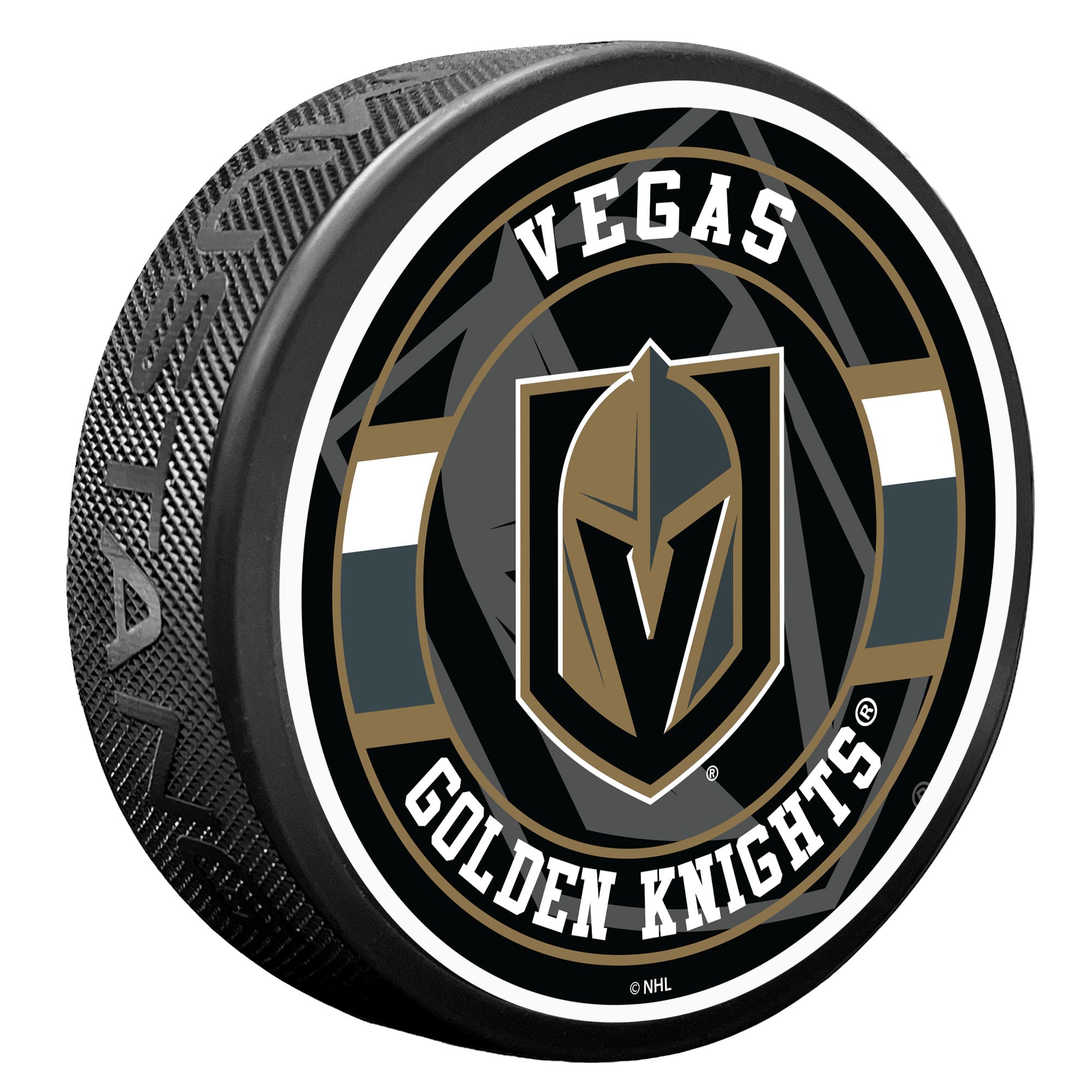 Vegas Golden Knights Spotlight Hockey Puck