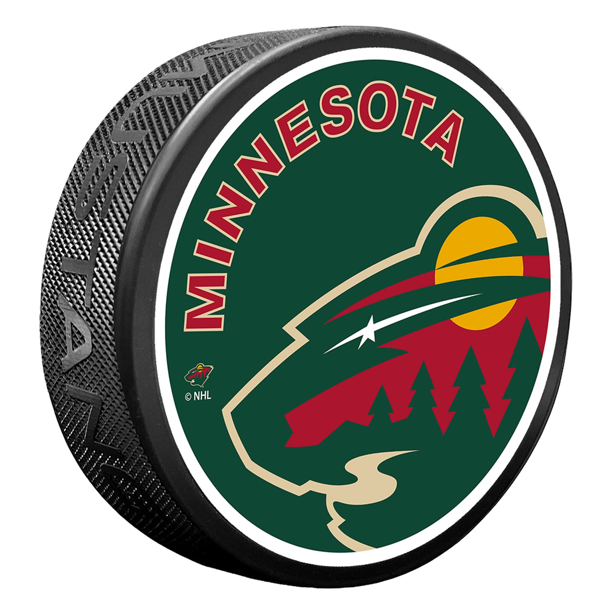 Minnesota Wild Icon Hockey Puck