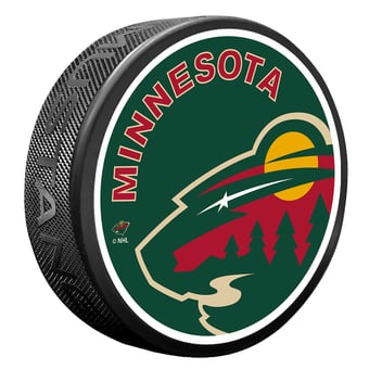 Minnesota Wild Icon Hockey Puck