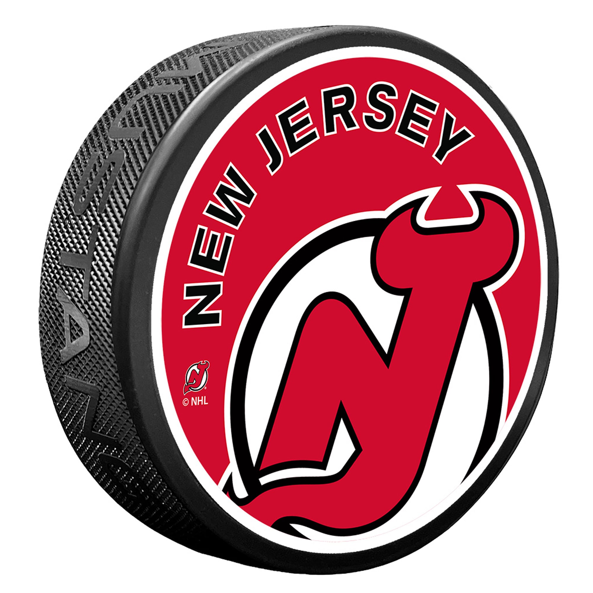New Jersey Devils Icon Hockey Puck