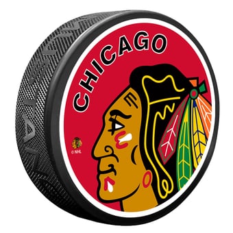 Chicago Blackhawks Icon Hockey Puck