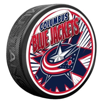 Columbus Blue Jackets Kaboom Hockey Puck
