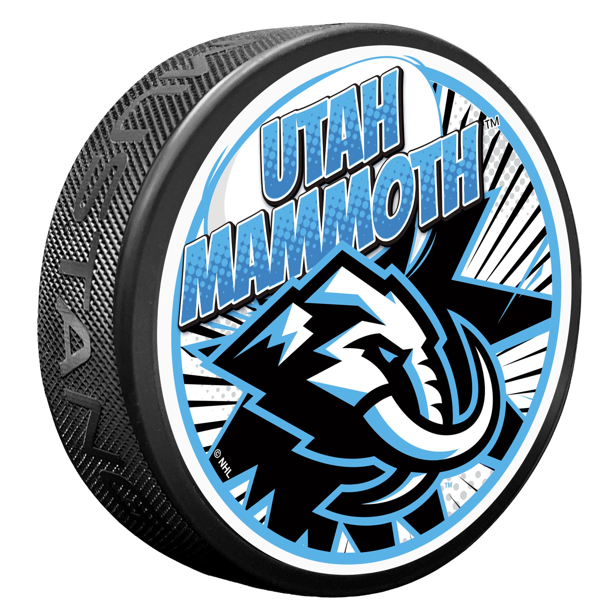Utah Mammoth Kaboom Hockey Puck