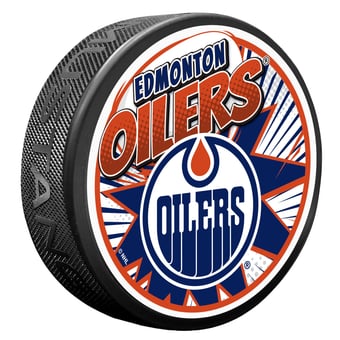 Edmonton Oilers Kaboom Hockey Puck